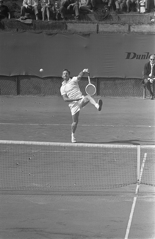 Rod Laver at Noordwijk in 1964