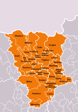 Municipalities of Teplice District