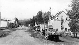 Kalum St, Terrace, 1944. Terrace, British Columbia (1944).jpg