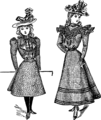 Modas para niñas, 1897