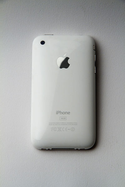 File:The Back of an iPhone 3G White from Apple.jpg
