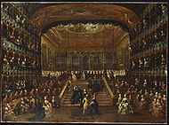 Illallinen ja tanssi San Benedetto Venetsian teatterissa, kunniaksi Conti Del Nord, 22. tammikuuta 1782.jpg