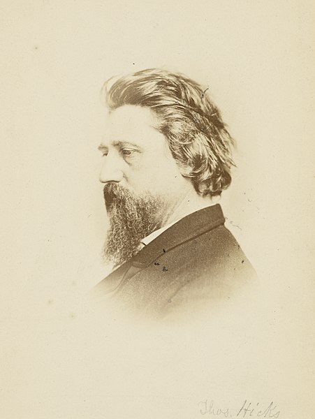 File:Thomas Hicks (18 Oct 1823 - 8 Oct 1890) by an unidentified artist, c. 1865, albumen silver print, from the National Portrait Gallery - NPG-NPG 76 76Hicks-000001.jpg