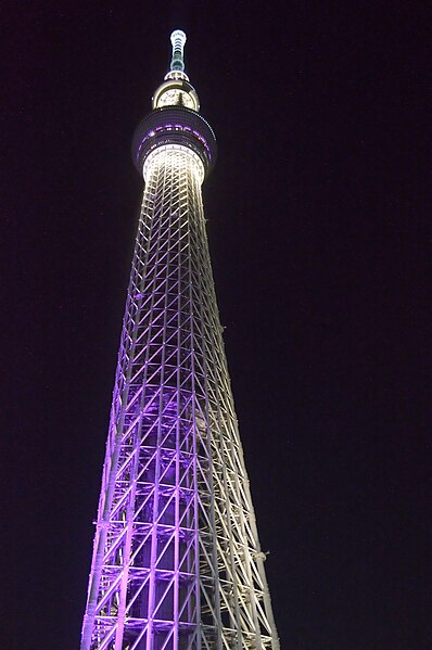 File:Tokyo Skytree, night from Town roof.jpg