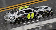 Tommy Joe Martins in the No. 44 at Daytona International Speedway in 2020. Tommy joe martins (50237163588).jpg