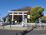 白旗神社の鳥居