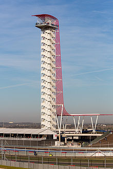 race track tower