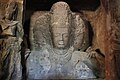 Trimurti sculpture of Elephanta Caves