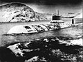 Vereistes sowjetisches Atom-U-Boot