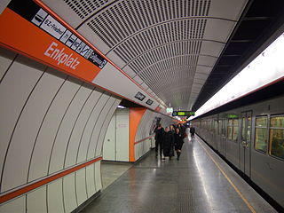 <span class="mw-page-title-main">Enkplatz station</span> Vienna U-Bahn station