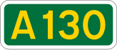 A130 road shield