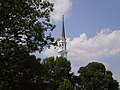 The iconic steeple of the Chapel can be seen from all over campus and College Park