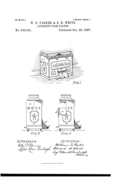 US592641A Automatic Piano-Player (1897) William D. Parker, Edward H. White. p.1 - Fig.1, Fig.2, Fig.3.png