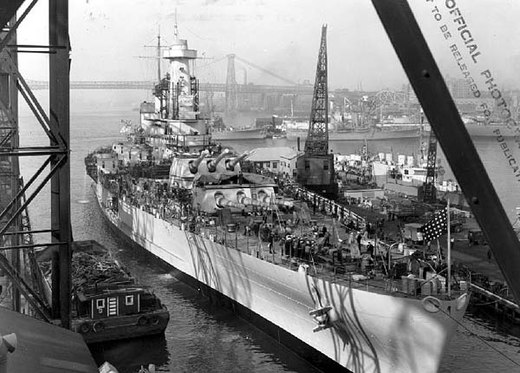 The displacement of USS North Carolina, and the next and final two classes of U.S. battleships, was limited by the Second London Naval Treaty