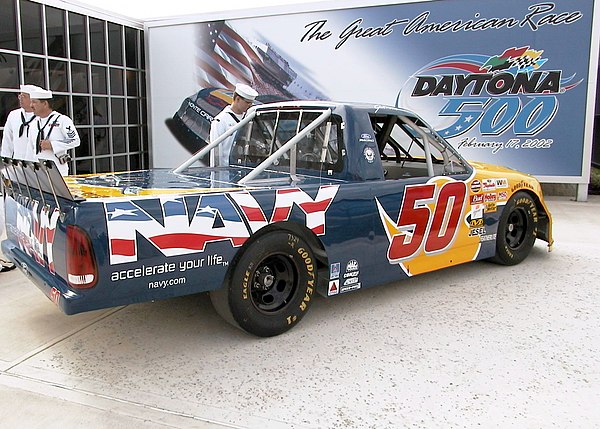 Jon Wood's No. 50 truck in 2002.