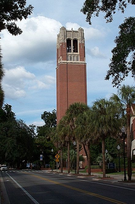 Century Tower, Wahrzeichen der University of Florida.