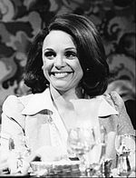 Valerie Harper -- Best Actress in a Television Series, Comedy or Musical winner Valerie Harper 1974.JPG