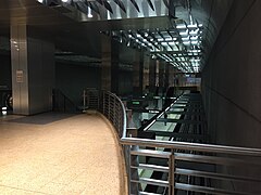 Mezzanine of the LA Metro Vermont/Santa Monica station