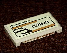 The Clowns game on a ROM cartridge ViC20 Cartridge.jpg