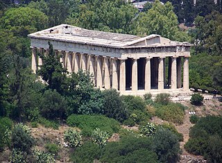 Der Tempel des Hephaistos im Z