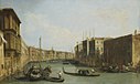 Canaletto.jpg tarafından Büyük Kanal'ın görünümü