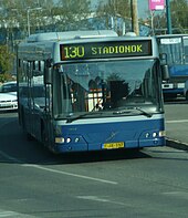 A BKV Volvo 7700A típusú autóbusza a 130-as autóbuszvonalon