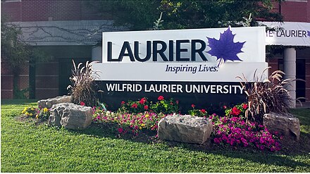 Wilfrid Laurier University is the smaller of the two universities in Waterloo