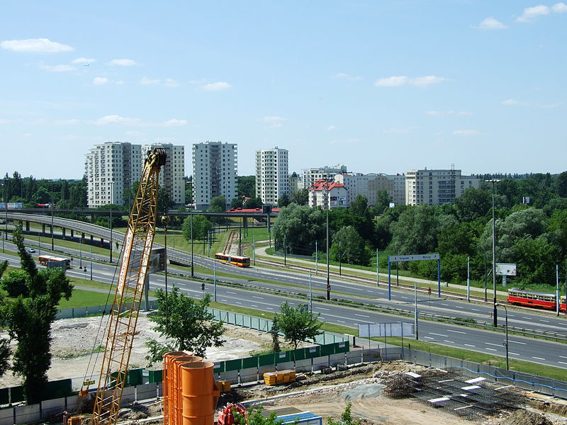 File:Warszawa Mokotów , widok na osiedle ul.Wyścigowej i Granitowej - panoramio.jpg