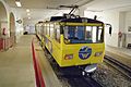 English: (missing text) Wendelsteinbahn railcar inside the Wendelsteinhaus summit station Deutsch: (missing text) Wendelsteinbahn-Triebwagen in der Bergstation Wendelsteinhaus