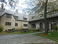 Side view of the mansion, which is now owned by Suffolk County and used as an environmental center.