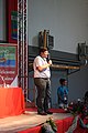 Hackathon opening at Wikimania 2016 in Esino Lario.