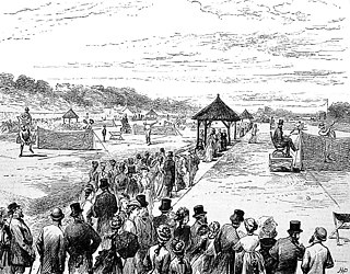 <span class="mw-page-title-main">1877 Wimbledon Championship</span> First staging of the Wimbledon Tennis Championships