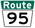 Winnipeg Route 95 Schild