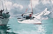 Fishing Boats, Key West, 1903 (35,4 × 55,2 cm)
