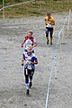 Minna Kauppi, Marianne Andersen and Helena Jansson at World Orienteering Championships 2010 in Trondheim, Norway