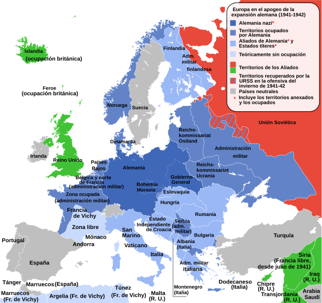 Europa ocupada por la Alemania nazi - Wikipedia, la enciclopedia libre