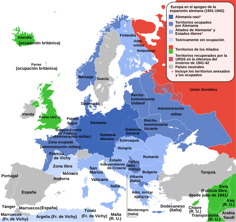 Europa ocupada por la Alemania nazi - Wikipedia, la enciclopedia libre