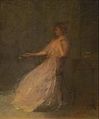 'Lady with a Rose' by Thomas Dewing, Dayton Art Institute.JPG