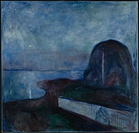 Εναστρη Νύχτα, 1893, Μουσείο Γκέτι