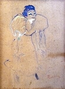 Mademoiselle Polaire 1895 - Toulouse-Lautrec