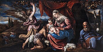 Riposo durante la fuga in Egitto (Rest on the Flight into Egypt) by Jacopo Da Ponte - Gallerie dell'Accademia