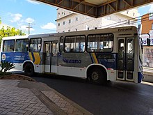 Ônibus Torino Prefixo 1957 da Auto Viação Suzano utilizado no transporte coletivo de passageiros em Catanduva.