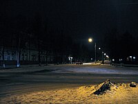 Ночная улица Комсомольская