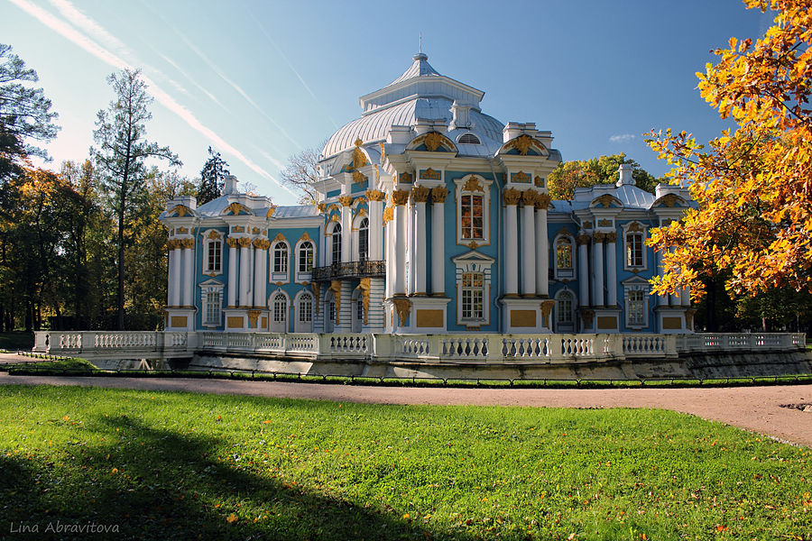 Павильон Эрмитаж (Санкт-Петербург и Лен.область, Пушкин, регулярная часть парка)