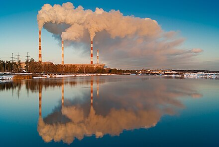 Reftinskaya GRES, a thermal power station in Reftinsky Reftinskaia GRES.jpeg