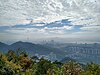 View towards central Shenzhen from the top of Tanglang Mountain