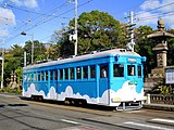 阪堺電車モ161形164号「水色雲塗装」(2017年7月～）