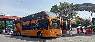 Bus Tumpuk Rute Terminal Purabaya–Tembaan