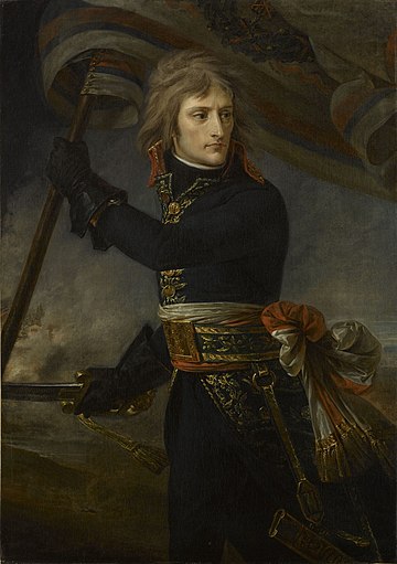 Napoleon Bonaparte 1801 Antoine-Jean Gros - Bonaparte on the Bridge at Arcole.jpg