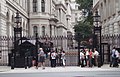 The gates at Downing Street